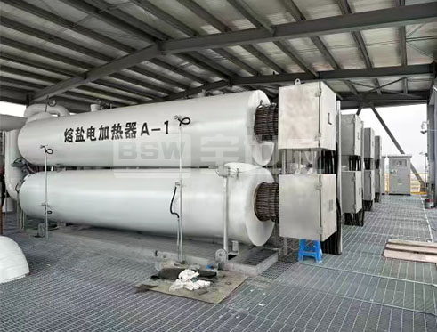 熔盐管道式电加热器
